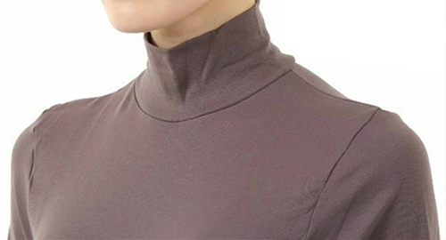 綿混 タートルネック