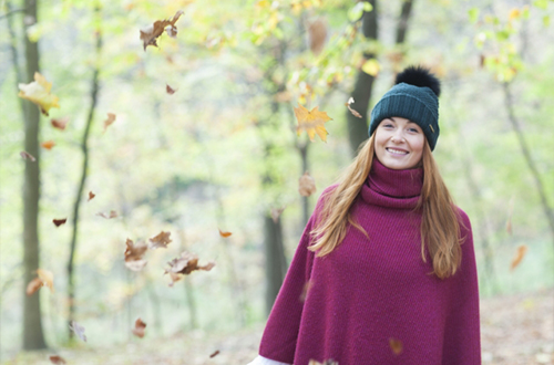 綿混 タートルネック